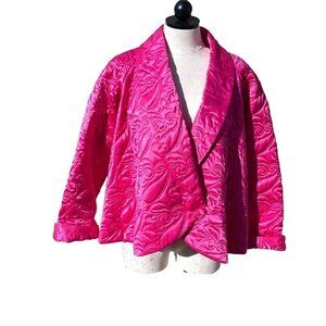 Victoria’s Secret Gold Label Boudoir Jacket Womens Size Small S Vintage Quilted